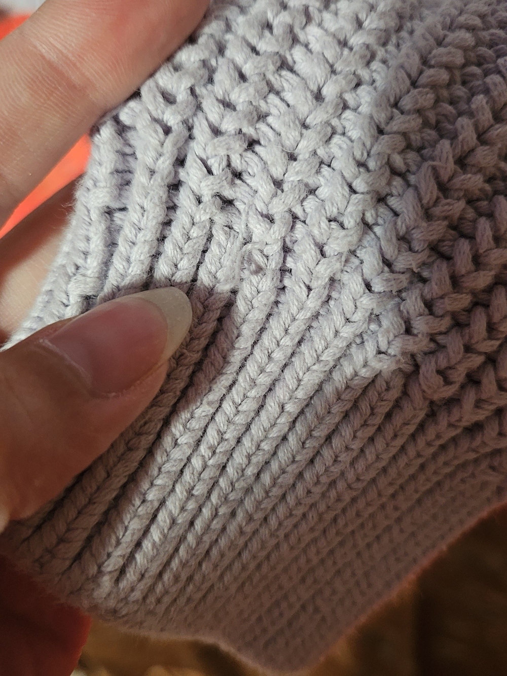 The Drop Lilac Cable-knit Sweater, XL - Picture 7 of 13